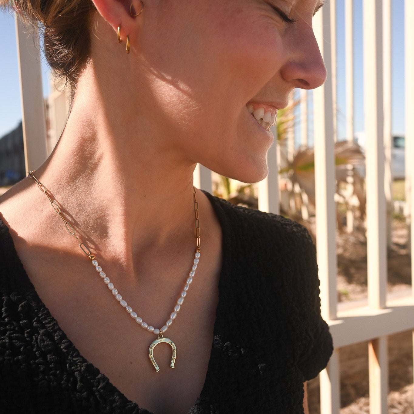 Coastal Cowgirl Pearl Necklace