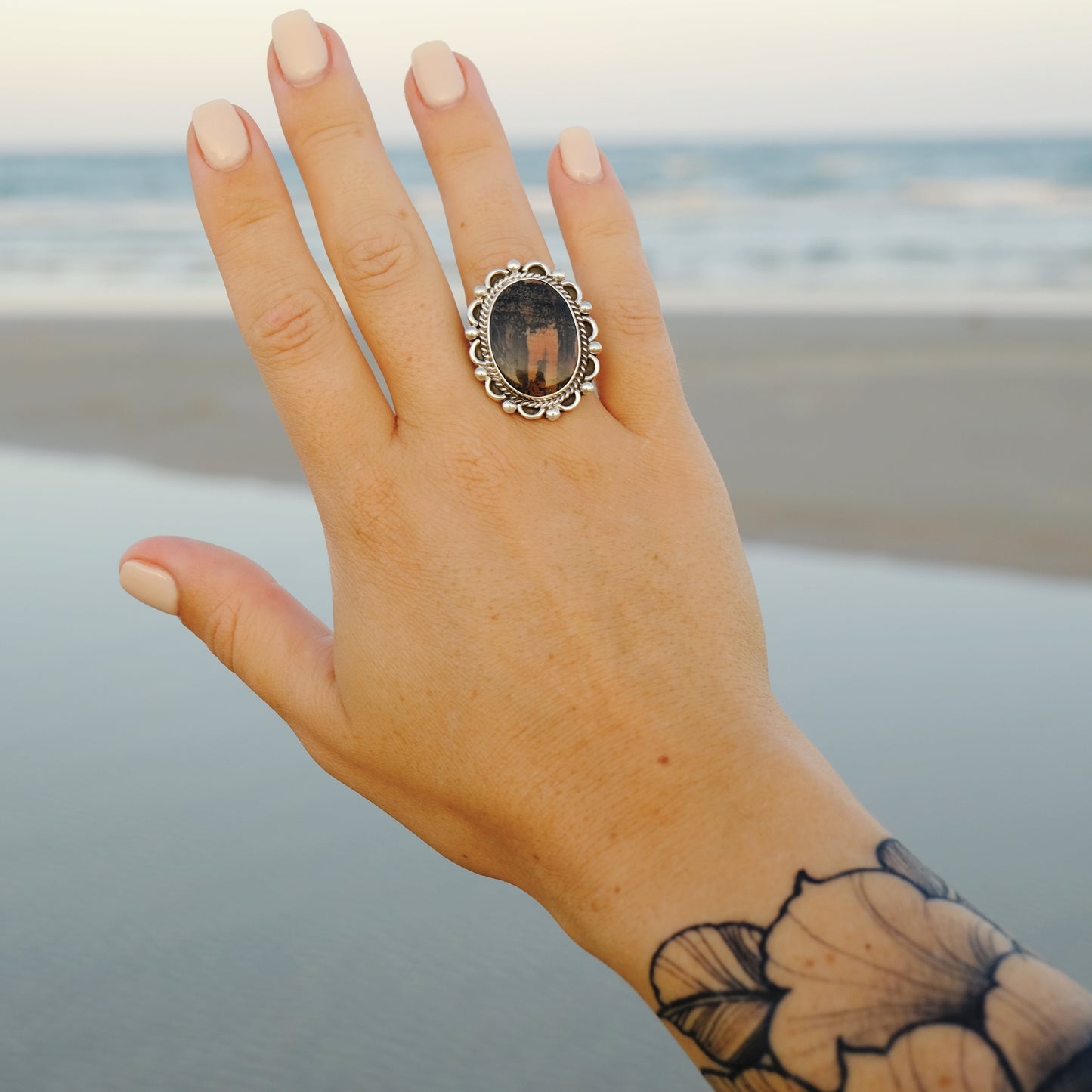 Savannah Tiger Eye Silver Ring