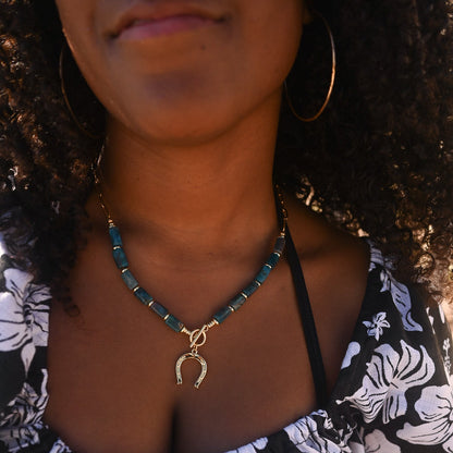 Sapphire Coastal Cowgirl Necklace