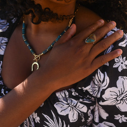 Sapphire Coastal Cowgirl Necklace