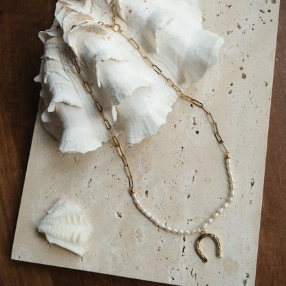 Coastal Cowgirl Pearl Necklace