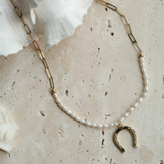 Coastal Cowgirl Pearl Necklace